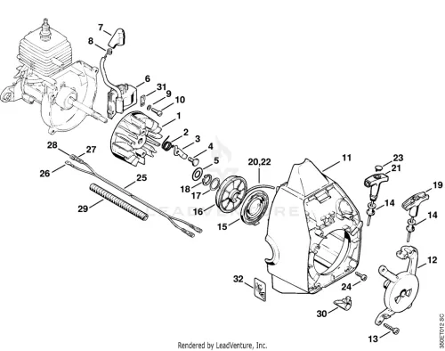 STIHL FS220 fűkasza alkatrész és tartozék