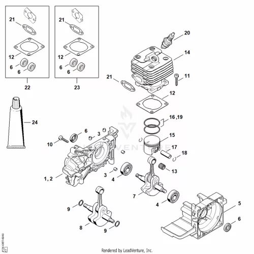 STIHL robbantott ábra STH-326C07EDEC369DF4 – alkatrész pozíció: 7