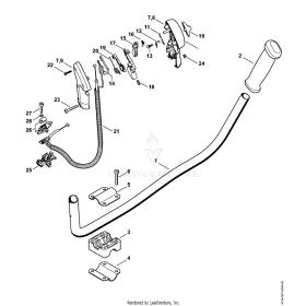 Fogantyúfél külső STIHL 4134-791-0800