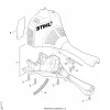 STIHL robbantott ábra STH-D544128E2F64E0A7 – alkatrész pozíció: 1