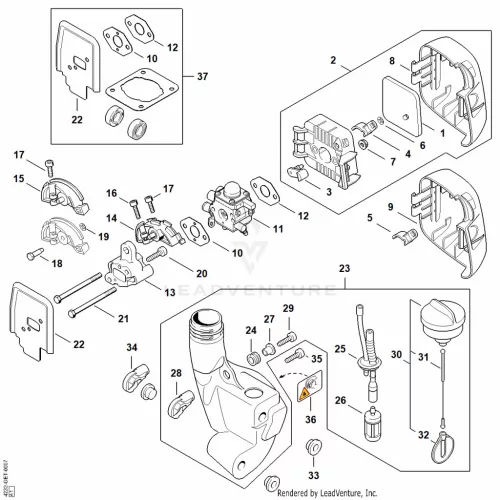 STIHL robbantott ábra STH-73BCA95B11E4EC54 – alkatrész pozíció: 11