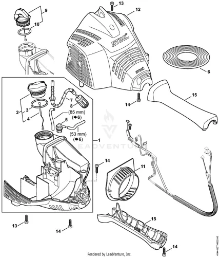 STIHL FS70 fűkasza alkatrész és tartozék