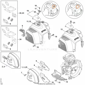 Burkolat STIHL 4147-080-1612
