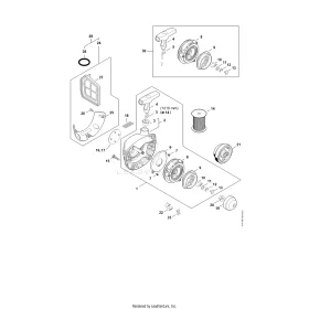 Berántókötél Ø 3x1010 mm STIHL 4147-195-8200