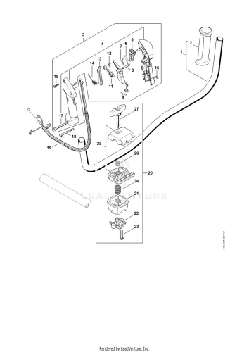 STIHL FS311 fűkasza alkatrész és tartozék
