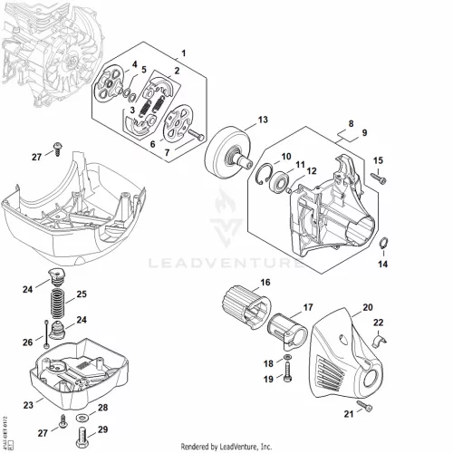 STIHL FS261 fűkasza alkatrész és tartozék