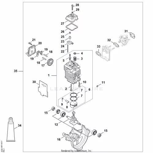 STIHL FS310 fűkasza alkatrész és tartozék