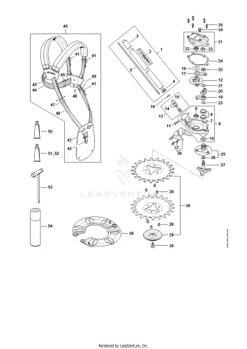 STIHL robbantott ábra STH-9AB23FE1A65F7E02 – alkatrész pozíció: 1