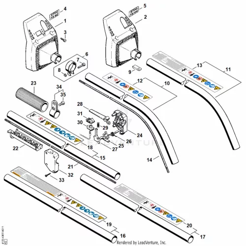STIHL robbantott ábra STH-ABF6881AA0751868 – alkatrész pozíció: 2