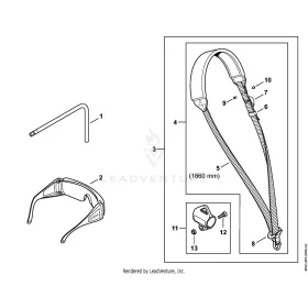 STIHL robbantott ábra STH-E30A51E6E3A17885 – pozíció: 3
