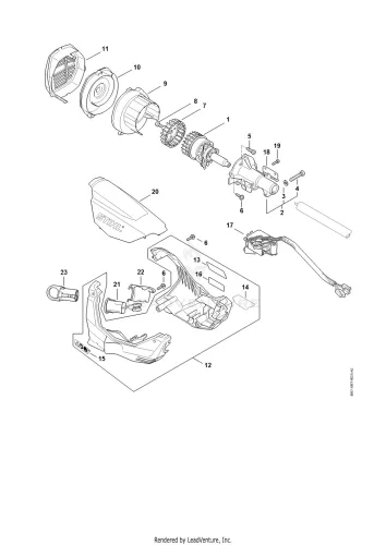 AB - Villanymotor, Motor Burkolat – pozíció: 8