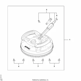 STIHL robbantott ábra STH-40E20F7375820CB6 – pozíció: 5