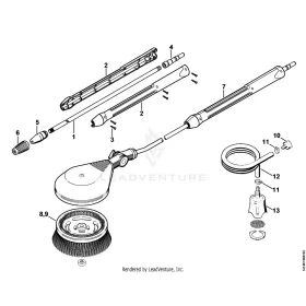 ROTORFÚVÓKA FÉMCSŐVEL W12 040