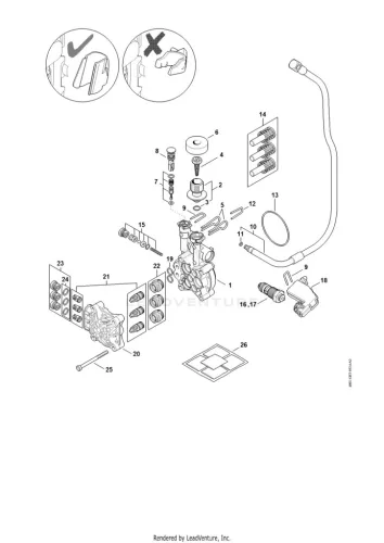 STIHL robbantott ábra STH-E196D712DDCF20C5 – alkatrész pozíció: 14