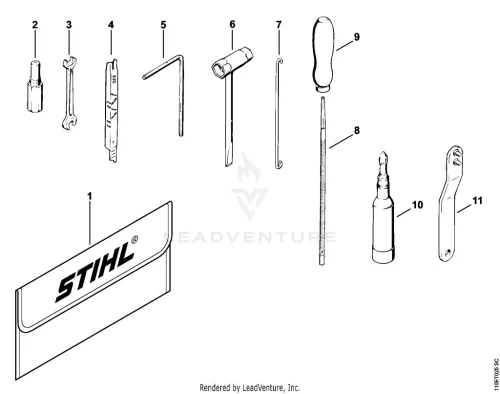 STIHL robbantott ábra STH-E2026F3E4059EFDD – alkatrész pozíció: 8