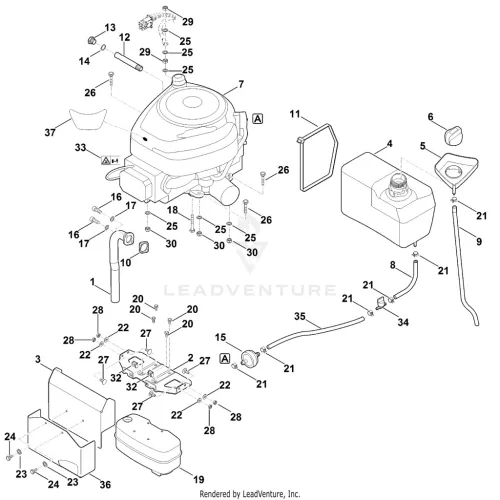 AG - Motor, tank – pozíció: 12