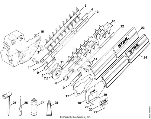 STIHL robbantott ábra STH-4BD5E59BE0BB828A – alkatrész pozíció: 22