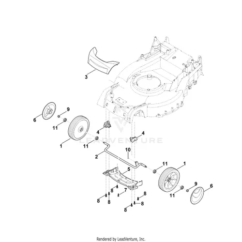 AD - Front axle, Fedél – pozíció: 8