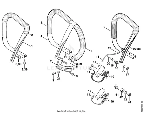 AO - Handlebar, Heating element – pozíció: 3