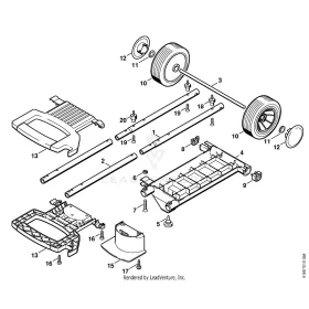 STIHL robbantott ábra STH-53C1C96F8005AB18 – pozíció: 17
