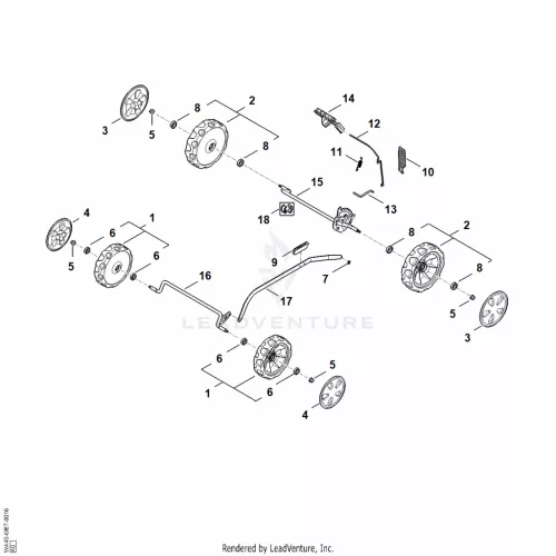 AC - Alváz, height adjustment – pozíció: 7