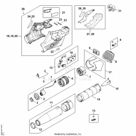 Elektronikus modul STIHL BA04-430-1400