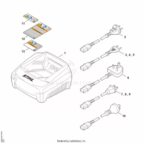 AL 501, 230 V Gyors akkutöltő STIHL EA09-430-5700