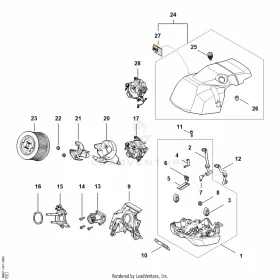 Burkolat STIHL MB01-080-1600
