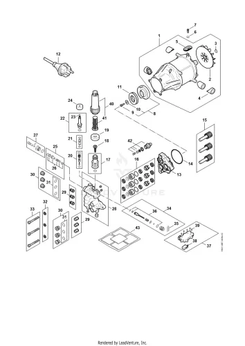 AA - Villanymotor, Csatlakozókábel, Valve block, Pump RE 170 – pozíció: 12