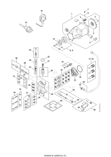 AB - Villanymotor, Csatlakozókábel, Valve block, Pump RE 150 PLUS – pozíció: 20