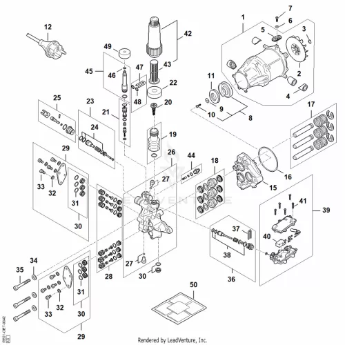 AA - Villanymotor, Csatlakozókábel, Valve block, Pump – pozíció: 19
