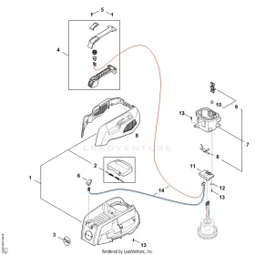 Elektronikus modul STIHL SA04-430-1400