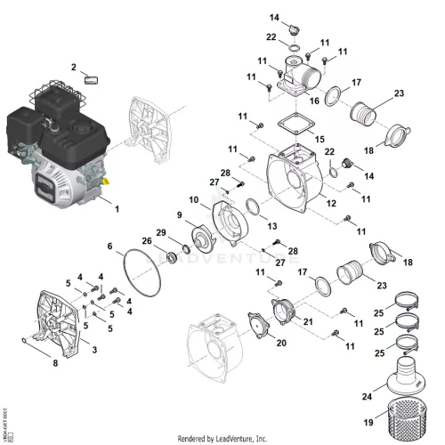 AD - Motor, pump – pozíció: 20