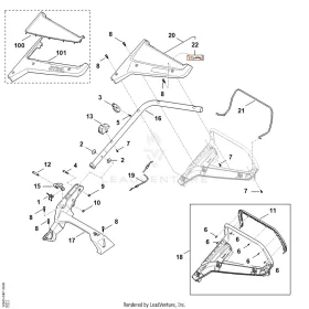 Fedél STIHL WA41-706-0730