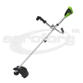   Bozótvágó akkumulátoros Greenworks GD40BCB 40 v, damilfej, vágótárcsa tar., akku- és töltő nélkül