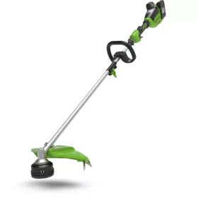   Bozótvágó akkumulátoros Greenworks GD24X2TXK4x 48 v , 2 x 24 v 4 ah akkumulátorral és töltővel