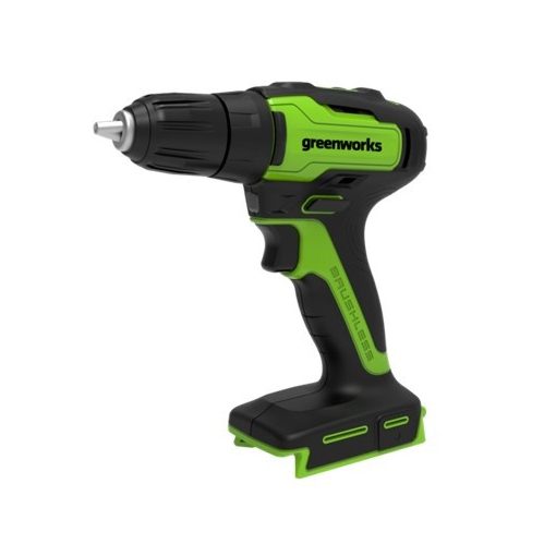 Ütvefúró-csavarozó akkumulátoros Greenworks GD24DD60 24v akku és töltő nélkül, akku és töltő nélkül