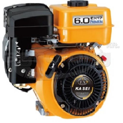 Motor vízszintes tengelyű Kasei EX17 169 cm3, 4.2 kw, benzines, 20x60mm