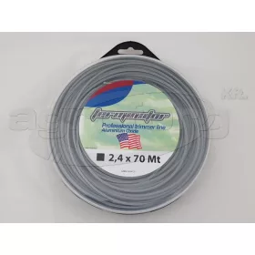 Damil 2.4mm szögletes   70 méter alu olasz