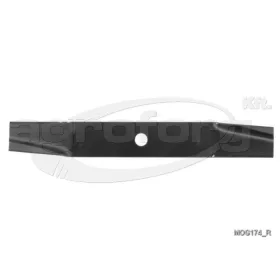 Fűnyíró kés Agrimotor KK38 370mm, 17mm utángyártott