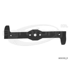   Fűnyíró kés Husqvarna CTH220, CTH180,  542mm, 6 ágú csillag, 3 furatos, balra forgó felső utángyárto utángyártott