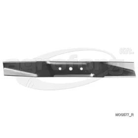   Fűnyíró kés MTD B100 410mm, 10.5mm, 3 furatos utángyártott