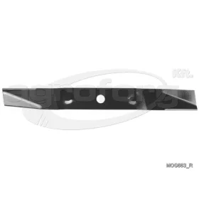   Fűnyíró kés Partner 371,37 370mm, 16.2mm, 1 furatos utángyártott