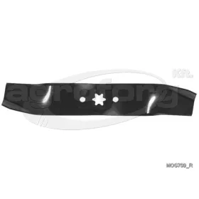   Fűnyíró kés Yard-Mann YM8200 376mm, 6 ágú csillag, 3 furatos utángyártott