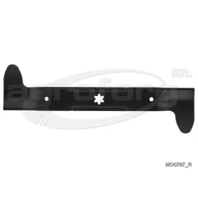   Fűnyíró kés Husqvarna CTH130, CTH150, P125 464mm, 6 ágú csillag, 3 furatos utángyártott