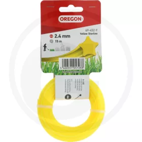 OREGON Nejlon szegélynyíró damil YellowLine, csillag