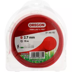   OREGON Nejlon szegélynyíró damil ColoredLine, kör keresztmetszetű (piros)