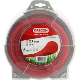   OREGON Nejlon szegélynyíró damil ColoredLine, kör keresztmetszetű (piros)