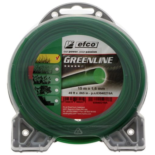 EMAK Nejlon szegélynyíró damil Greenline, kör keresztmetszetű (63040219A)