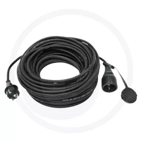   AS Schwabe Hosszabbító kábel 25 m, gumi, fekete3 x 1,5 mm², IP44"